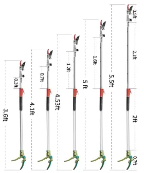 Gartol 723509848620 Pruner For Garden Cut Upto 1 Inch And Hold Telescopic Pole Frui #2