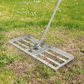 Garvee 198290495108 Lawn Leveling Rake Stainless Steel Leveler With 30 Inch X10 Ground Plate H