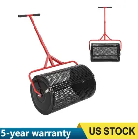 33p9sjpt Garvee Compost Spreader Peat Moss Seed 24 Inch Wide 40 43 46 Height Adjustable