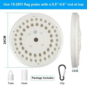 Garvee 955582011927 Solar Flag Pole Lights 48 Leds Super Bright Adjustable #2