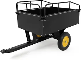 33mkksrh Garveehome Ppg 750lbs Atv/utv Dump Trailer 15 Cubic Feet Capacity Reinforced Side Panels Heavy