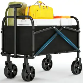 339cpvbk81202 Garveelife Wagons Carts Foldable Mini Utility Collapsible Wagon