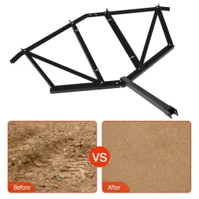 Garveetech 198723642130 Driveway Drag 72 Inch Width Heavy Duty Steel Tow Behind Harrow Dri #3