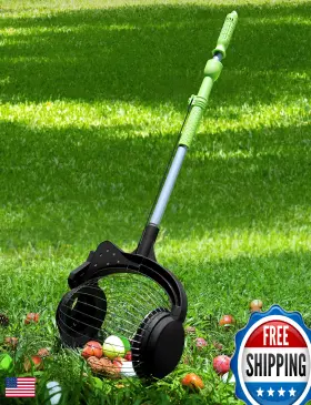 B0fcs3q3jw Gasrekv Nut Gatherer 1.8gal Roller For Walnuts Chestnuts Tennis Balls 1.2-3.6in No-bend