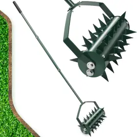 Geepin 751342846244 Lawn Aerator Upgraded Manual Tool Wdetachable Steel Handle