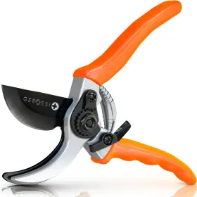 Gerossi 860008049018 Premium Bypass Pruning Shears For Gardening - Heavy Duty Ultra Sharp Garden