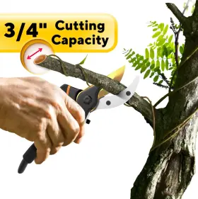 Gerossi 860008049025 Premium Bypass Pruning Shears For Your Garden - Heavy-duty Ultra Sharp Prune #2
