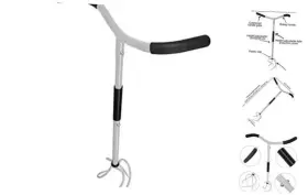 Giading 795890857925 Height Adjustable Twist Tiller Garden Claw Cultivator Hand