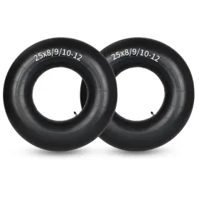 In-1012-tr6 Gicool 25 X 8/9/10-12 Heavy-duty Butyl Inner Tubes 2-pack For Atvs Trailers Golf