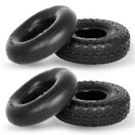It-3504-s-d Gicool 4.10/3.50-4 Tire And Inner Tube Set 2 Pack 10 Inch Heavy Duty Tr