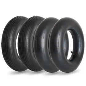 It-4008-s Gicool Gigool 4.80/4.00-8 Inch Tire And Inner Tube Set 2 Pack 15 Heavy Duty