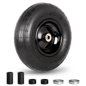 Wh-rp4006ss-1z Gicool 4.00-6 Tire And Wheel 13 Inch Wheelbarrow Pneumatic 5/8 3/4 Bearings