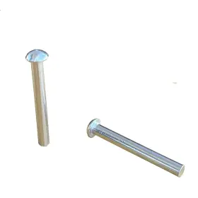 Gifted Lugar 768795346481 10 Piece 6 X 50 Mm Shovel Handle Rivet Pin Replacement Half Round Head