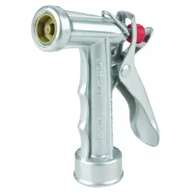 805642-1011 Gilmour Metal Nozzles Mid Size Pistol Grip Brass Silver