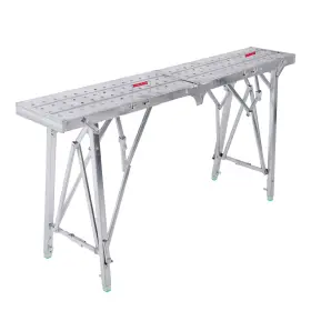 Gt7048678 Globalmart-top 1.6m Folding Scaffolding Work Platform Aluminum Alloy Versatile Ladder
