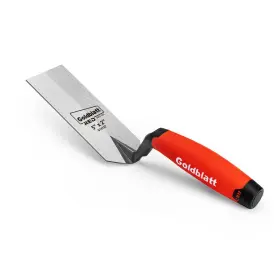 16127 Goldblatt Red Margin Trowels Heavy Duty 5 Inch X2 Upgraded Ground Blade Masonry Tool