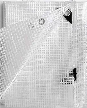 Tc0630 Golden Valley Tools & Tarps 6ft X 30ft Clear Heavy Duty -14 Mil- Poly Tarp Nursery Greenhouse Garden Finis