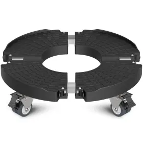 Gv-pc1pb Goovilla Heavy Duty Plant Stand With Wheels 1pack Adjustable 15-22 Black