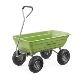 Gorilla Carts 722571011031 Heavy Duty Poly Yard Dump Cart Lawn And Garden Wagon 600 Lb Gr