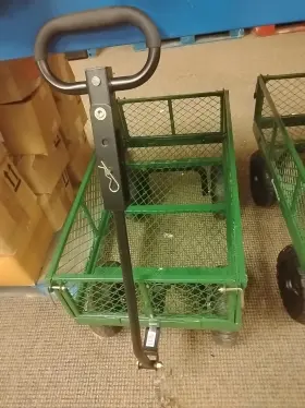 Gcg-2140 Gorilla Carts Steel Utility Cart 4 Cu. Ft. Removable Sides 4-wheeled Design