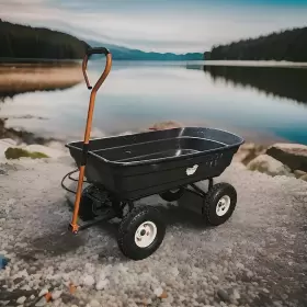 Gor10-16 Gorilla Carts Heavy Duty Poly Dump Cart