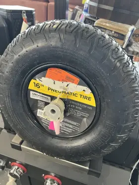 Gtnf-16wb Gorilla Carts 16 Inch Flat Free Universal Wheelbarrow Tire 5/8 And 3/4 Axles 16x4.00-8