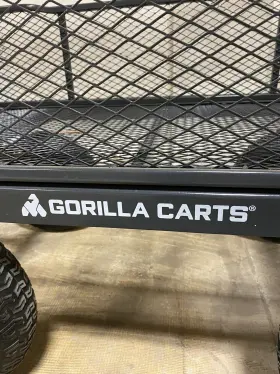Gor2345 Gorilla Cart 45 Inch X23 Bed With 6 Cubic Feet / 1 000 Lb Capacity - Lt Used #2
