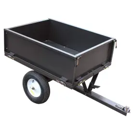 Grainger Approved 190735847091 46v231 Trailer Cart 10 Cu.ft. 500 Lb. Pneumatic
