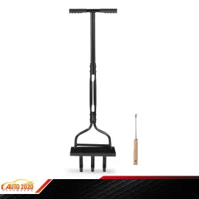Yl20241220-9 Grandorange 42 Inch Lawn Aerator Coring Garden Tool With Soil Core Storage Tray