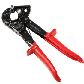 Hs325 Grasomtools Ratchet Cable Cutter Ratcheting And Wire Cut Up To Red