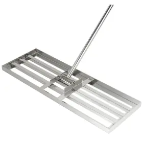 Greatbuddy 741365841951 Lawn Leveling Rake 30ftft X 10 Inch Heavy-duty Stainless Steel Tool