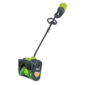 Glss802100 Greenworks Snow Shovel 36 Inch Metal And Plastic Blade Material