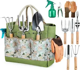 Grenebo 445020392316 Gardening Tools 9-piece Heavy Duty Hand With Fashion And Durable