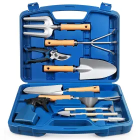 Gr008 Grenebo 12-piece Gardening Tool Set For Men Rust-proof And Heavy-duty Hand Garden