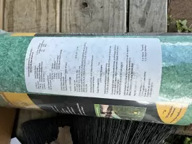 Grotrax 852553008060 Biodegradable Grass Seed Mat 50 Sq Ft Quick Fix Roll For Lawns Dog Patches Shade #3