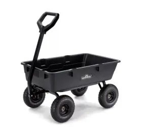 Gw-5-2 Groundwork 5 Cu. Ft. 800 Lb. Capacity Towable Poly Dump Cart