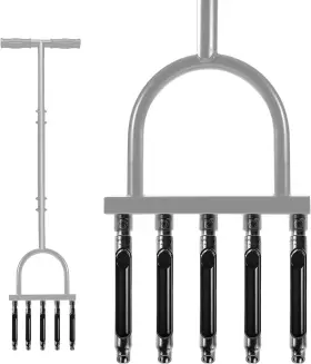 Gn033-s5 Growneer Manual Lawn Aerator Tool Replacement Accessories 5 Pack 4.7 Inch X 0.6