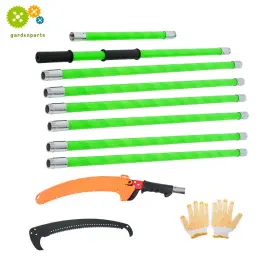 Opp2097634 Gurdtopo 27 Feet Tree Pole Pruner Durable Trimmers Handle Manual Branches Green