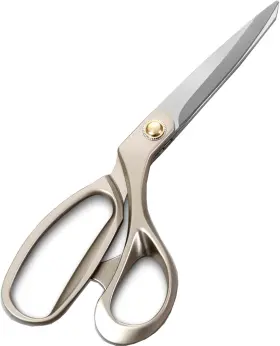 Hagbou 639395219119 Fabric Scissors 10.5 Inch Heavy Duty Shears Champagne Golden