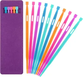 Xykw7h1y Haifafafaing 708597 1 10pcs That Purple Thang Sewing Tools With Felt Bag Multifunctional Quilting