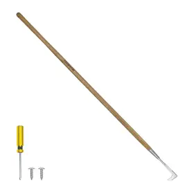 Hlt-us-xbcfccd-007 Haliaeetus Long Handle Crack Weeder 62ftft L-shaped Stainless Steel Crevice Weeding Tool