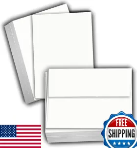 B08btl78gt Hamilco Blank Index Cards Flat 5.5 X 8.5 Inch 65lb White Cardstock 100 Pack