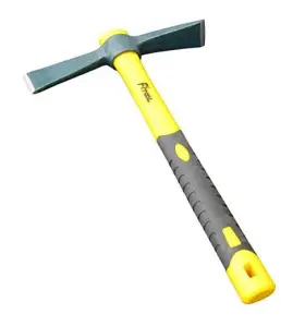 Hangzhou Fittools Co. Ltd. 602638489952 Forged Adze Hoe Weeding Mattock Cutter Pick Axe 15-inch One Piece Intact