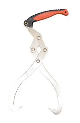 852942 Hangzhou Fittools Co. Ltd. 12 Inches 300mm Log Carrier Tongs Lifting Hook Timbers For