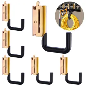 Qcg001 Hanwosi Track Hooks 6 Pcs E X Steel Hanger With Spring Fitting Heavy Du