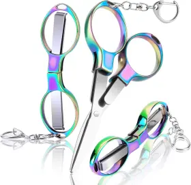 3fsc Hapdream 3 Pcs Folding Stainless Steel 3.4 Inch 0.98 Unfolding 3.9 2 Color