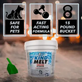 Safemelt-15 Harris Kind Melt Pet Friendly Ice And Snow Melter Fast Acting 100% Pure #3