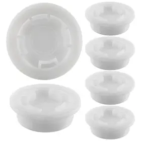 Zque0214 Harskiyer 6pcs 2.32ftft / 59mm Barrel Bung Cap Plastic Hole Caps Poly Buttress Drum Plug