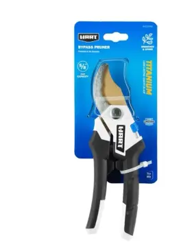 Hhgchpb2 Hart 5/8-in Bypass Pruner Titanium Blade For Branches And Stems Non Slip Grips