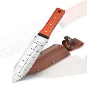546841 Haushof 7 Inch Hori Garden Knife Stainless Steel Serrated Blade With Cutting Edges